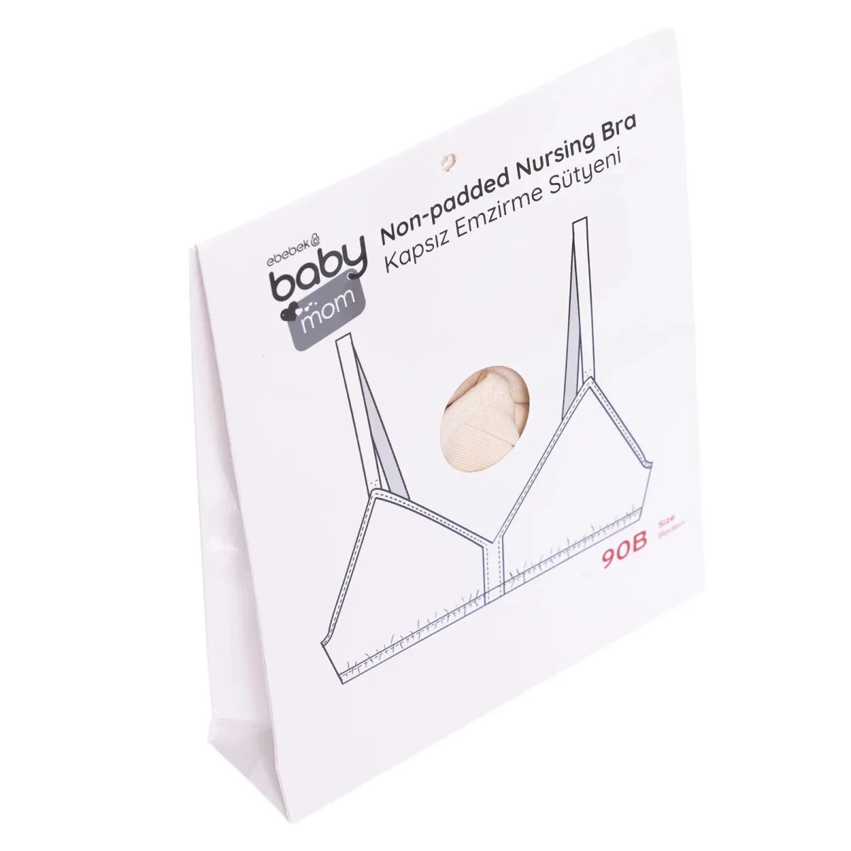 Baby Mom Non Padded Nursing Bras 80B-100 - White - Image 7