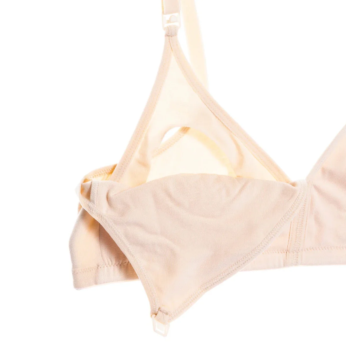 Baby Mom Non Padded Nursing Bras 80B-100 - Beige - Image 5