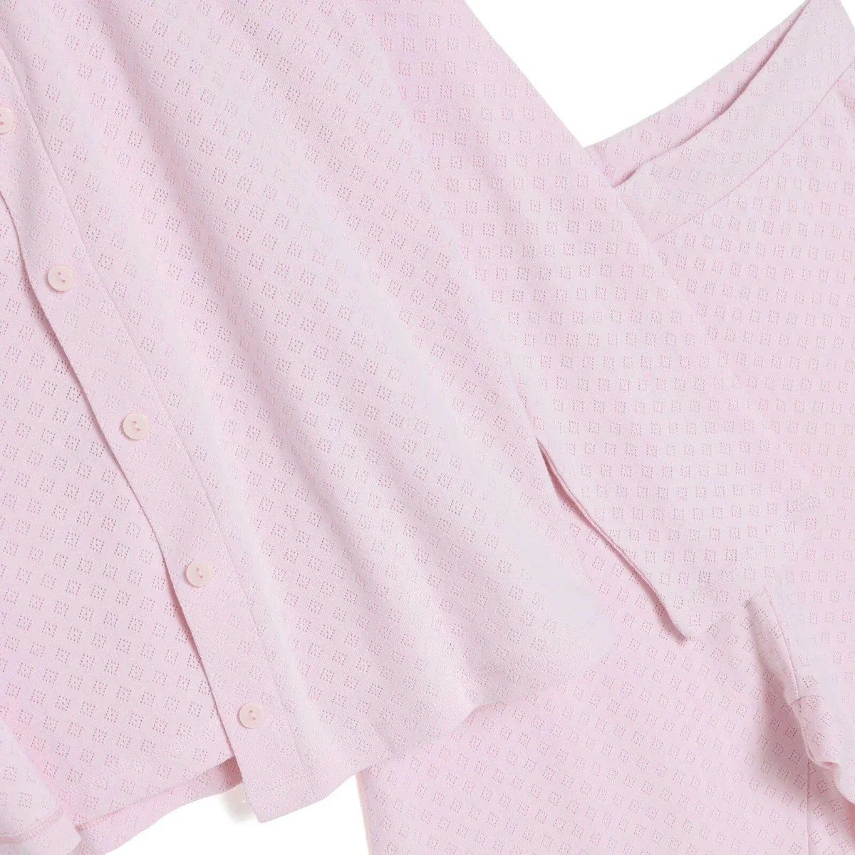 Baby Mom Pyjamas with Buttons - Pink - Image 3