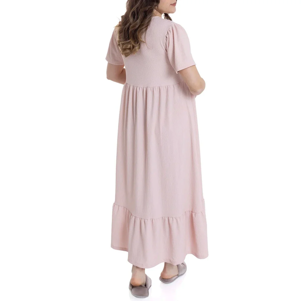 Baby Mom Maternity Dress - Powder - Image 3