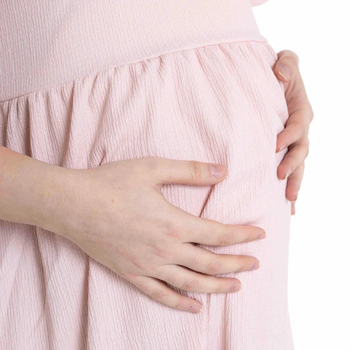 Baby Mom Maternity Dress - Powder - Image 4