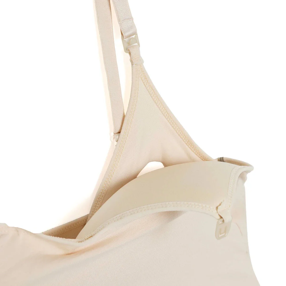 Baby Mom Nursing Vest - Beige - Image 5