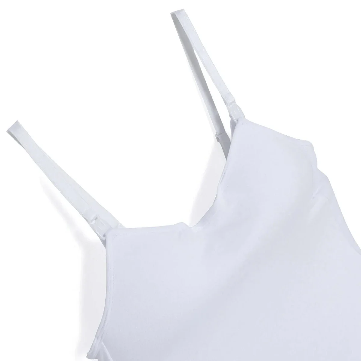 Baby Mom Nursing Vest - White - Image 4