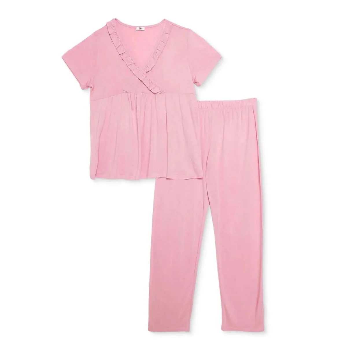 Baby Mom Pyjamas Set - Light Pink - Image 2