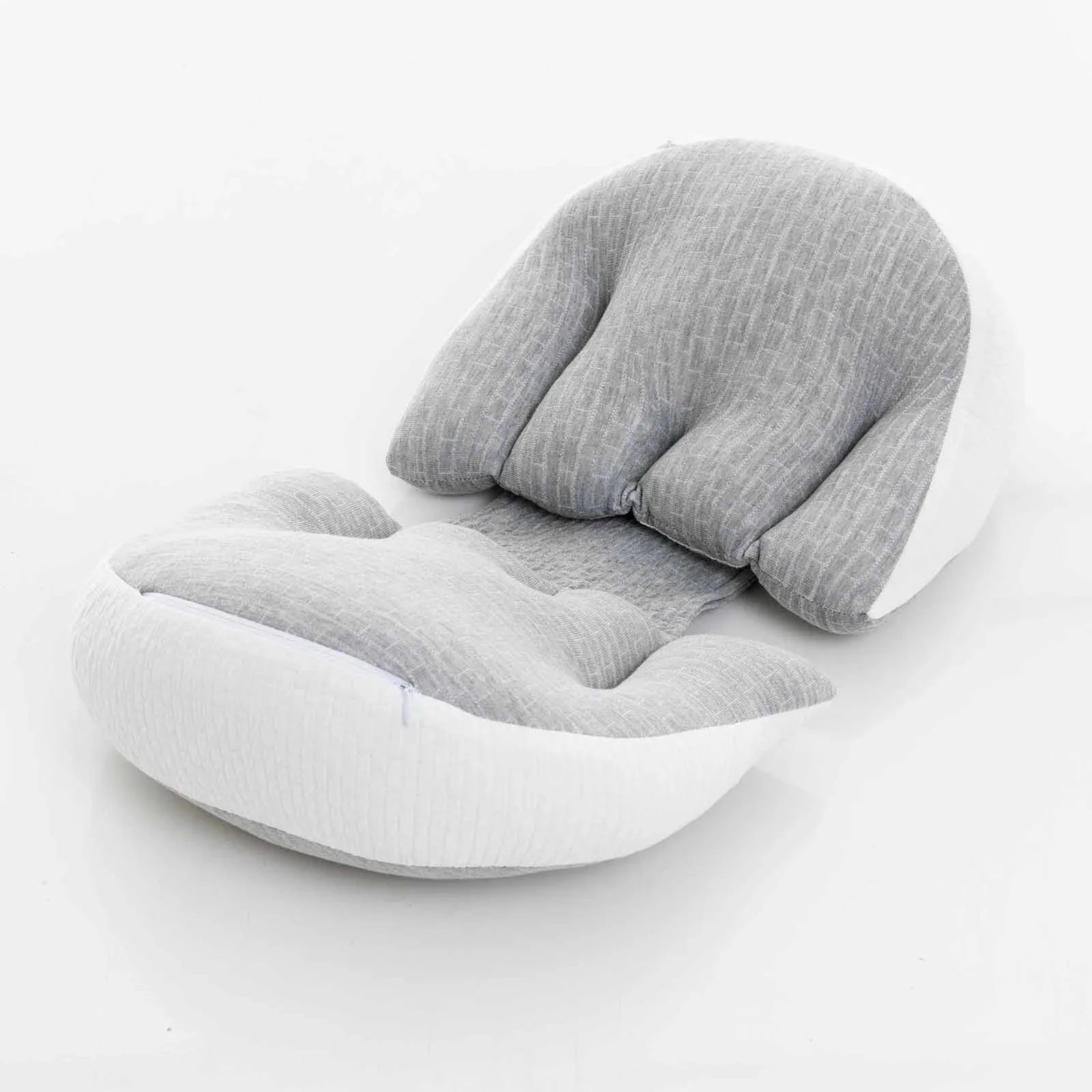 baby mom Multi-Functional Maternity Support Pillow - Grey - Image 4