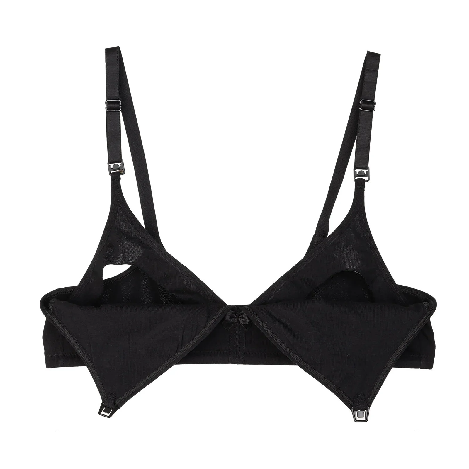 baby mom Non Padded Nursing Bra - Black - Image 6