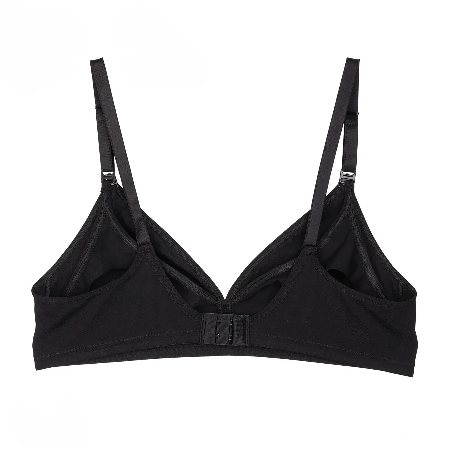 baby mom Non Padded Nursing Bra - Black - Image 7