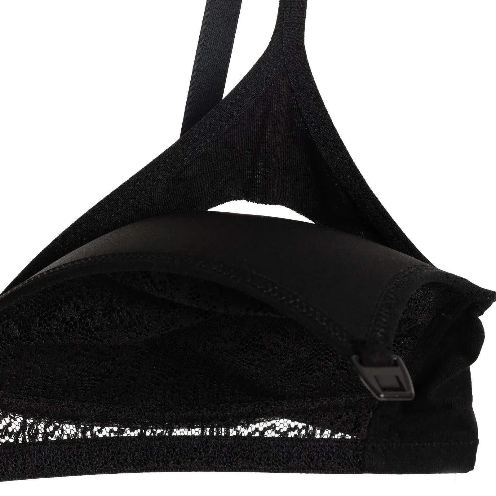 baby mom Padded Nursing Bra - Black - Image 4