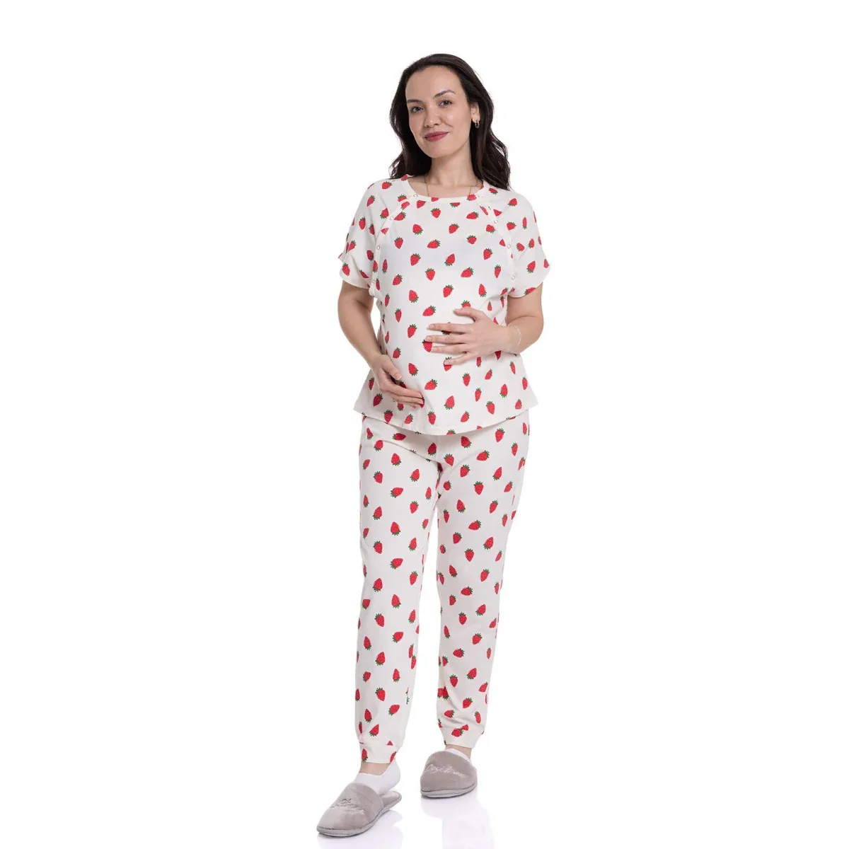 baby mom Pyjamas Set - Ecru - Image 2