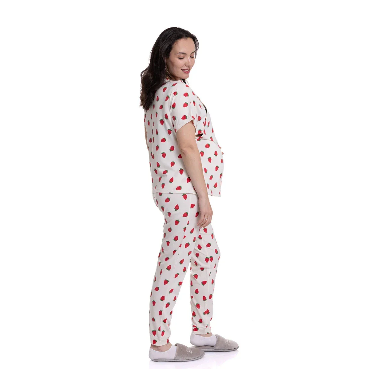 baby mom Pyjamas Set - Ecru - Image 4