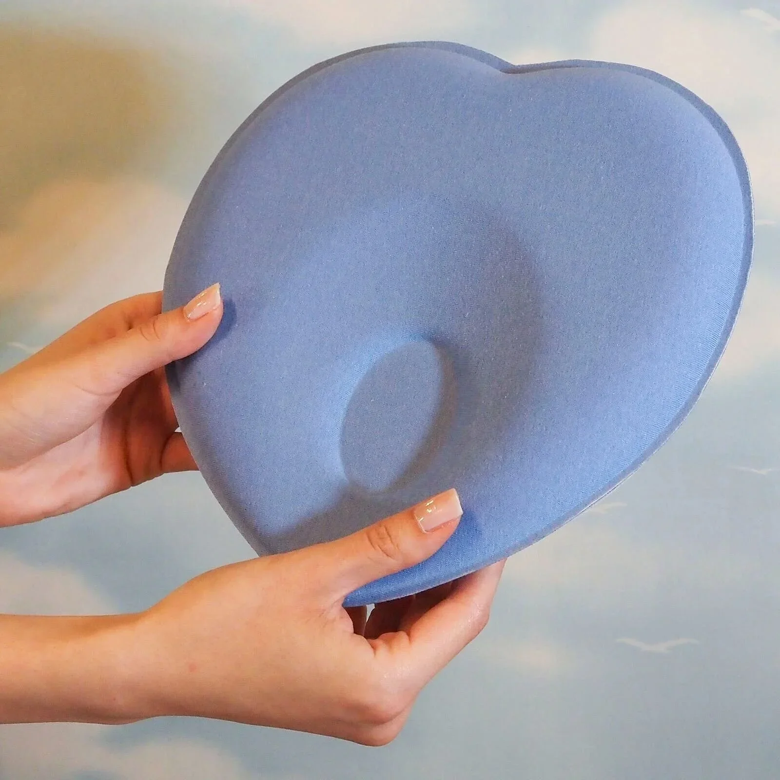baby plus Baby Flat Head Pillow - Blue - Image 4