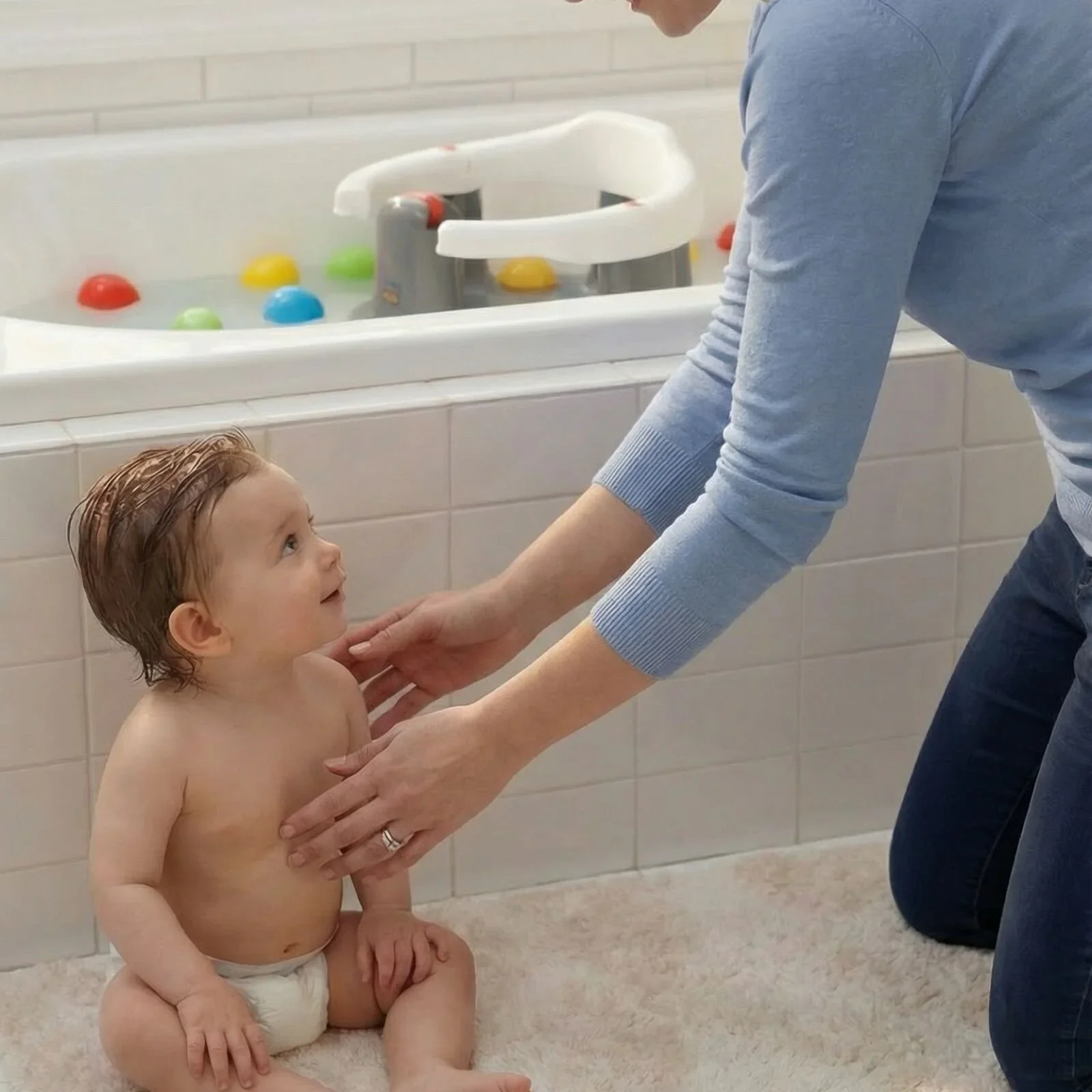 baby plus Bath Seat with Bath Toy - Image 10