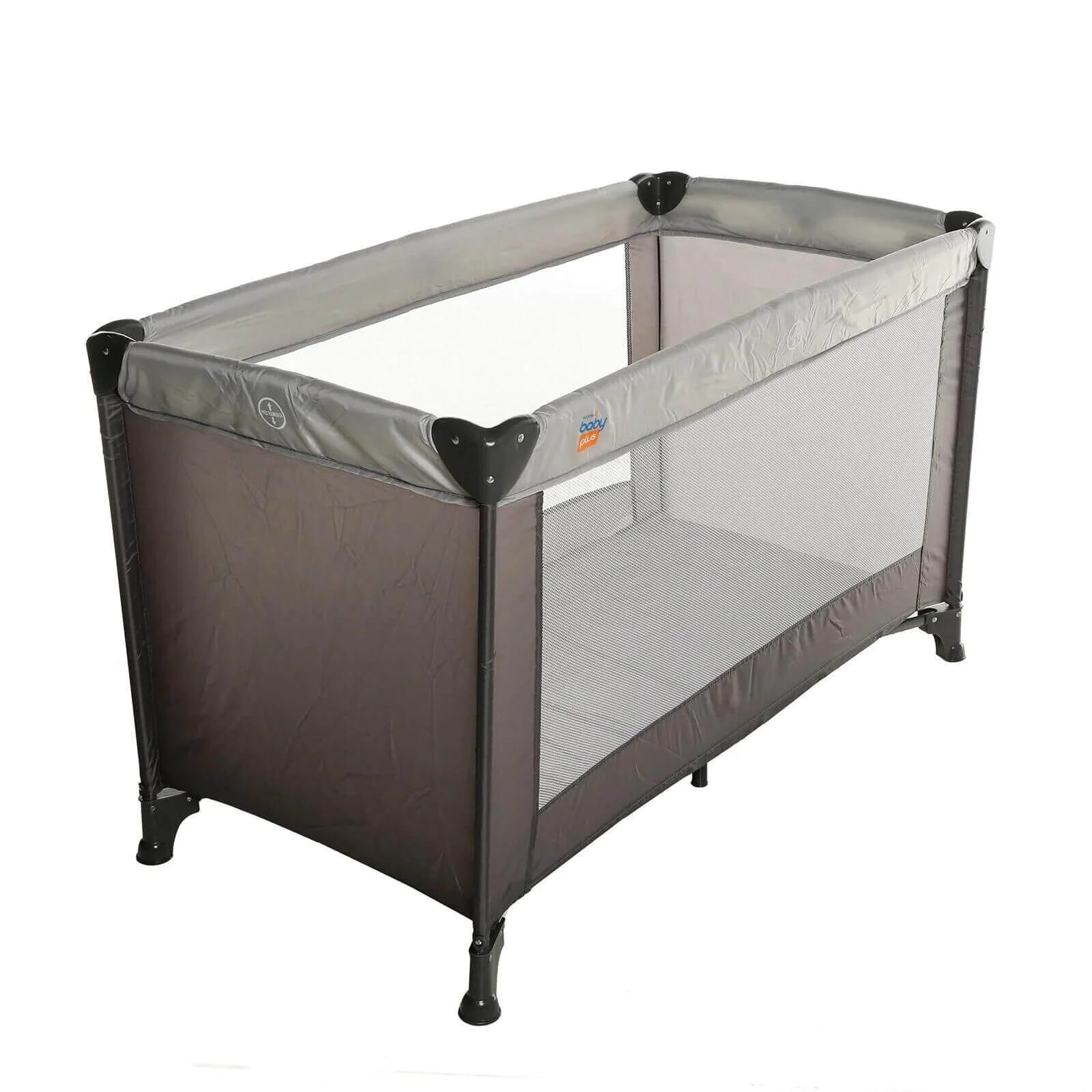 baby plus Eco Travel Cot - Grey - Image 11