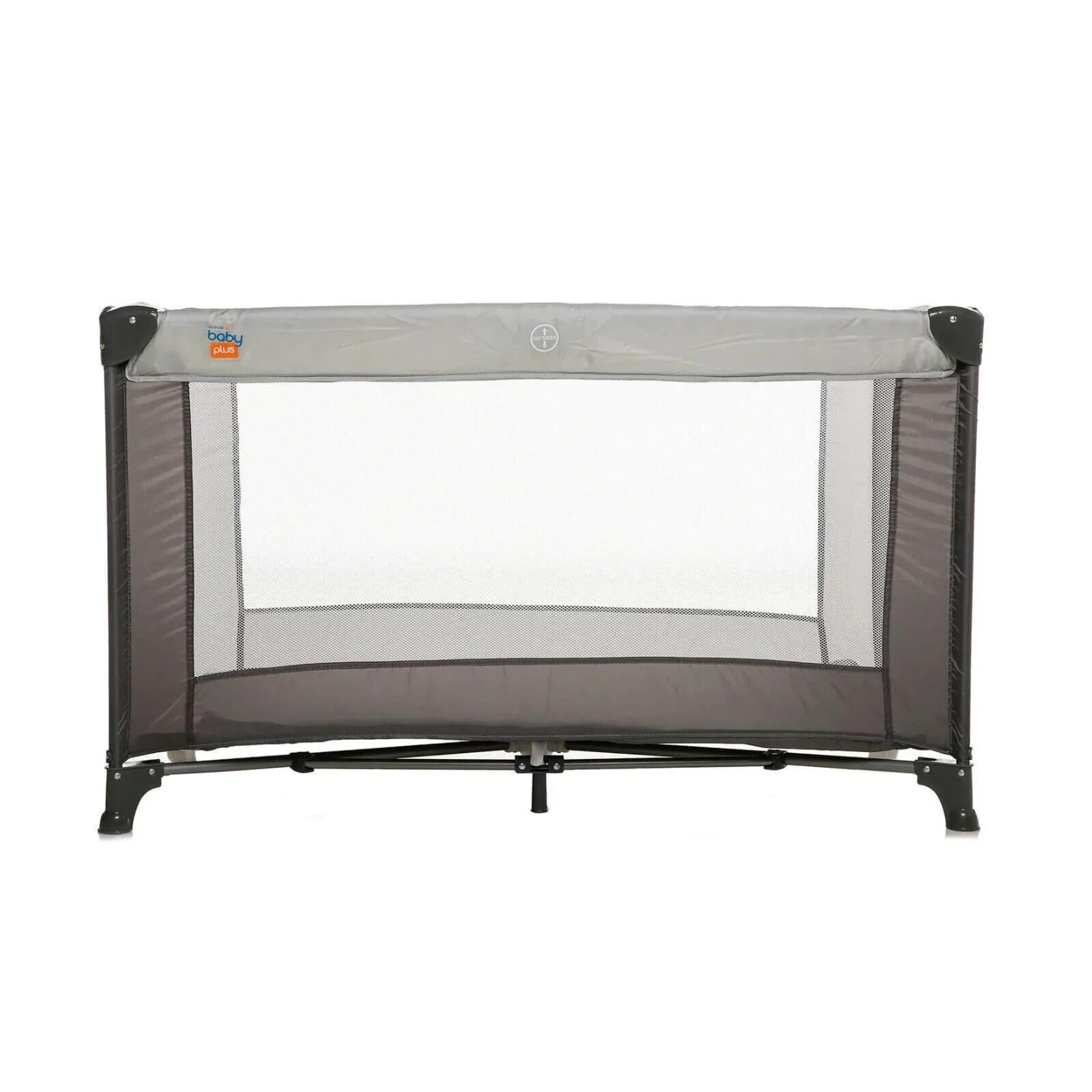 baby plus Eco Travel Cot - Grey - Image 2