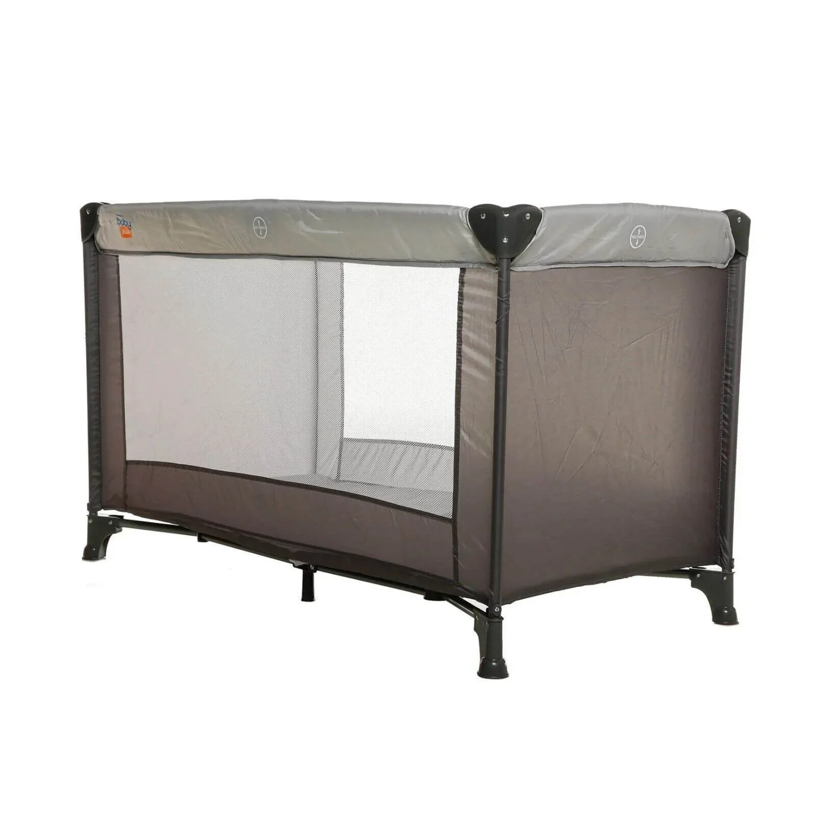 baby plus Eco Travel Cot - Grey - Image 5