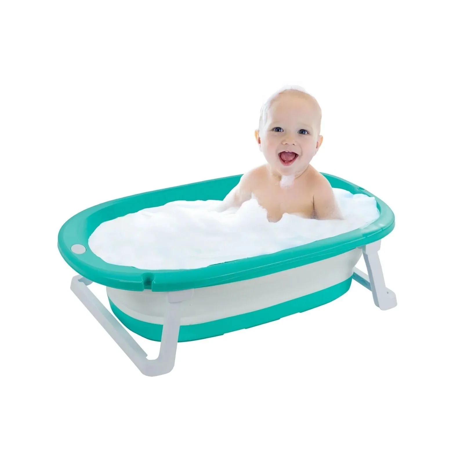 baby plus Foldable Bathtub with Plug - Image 8