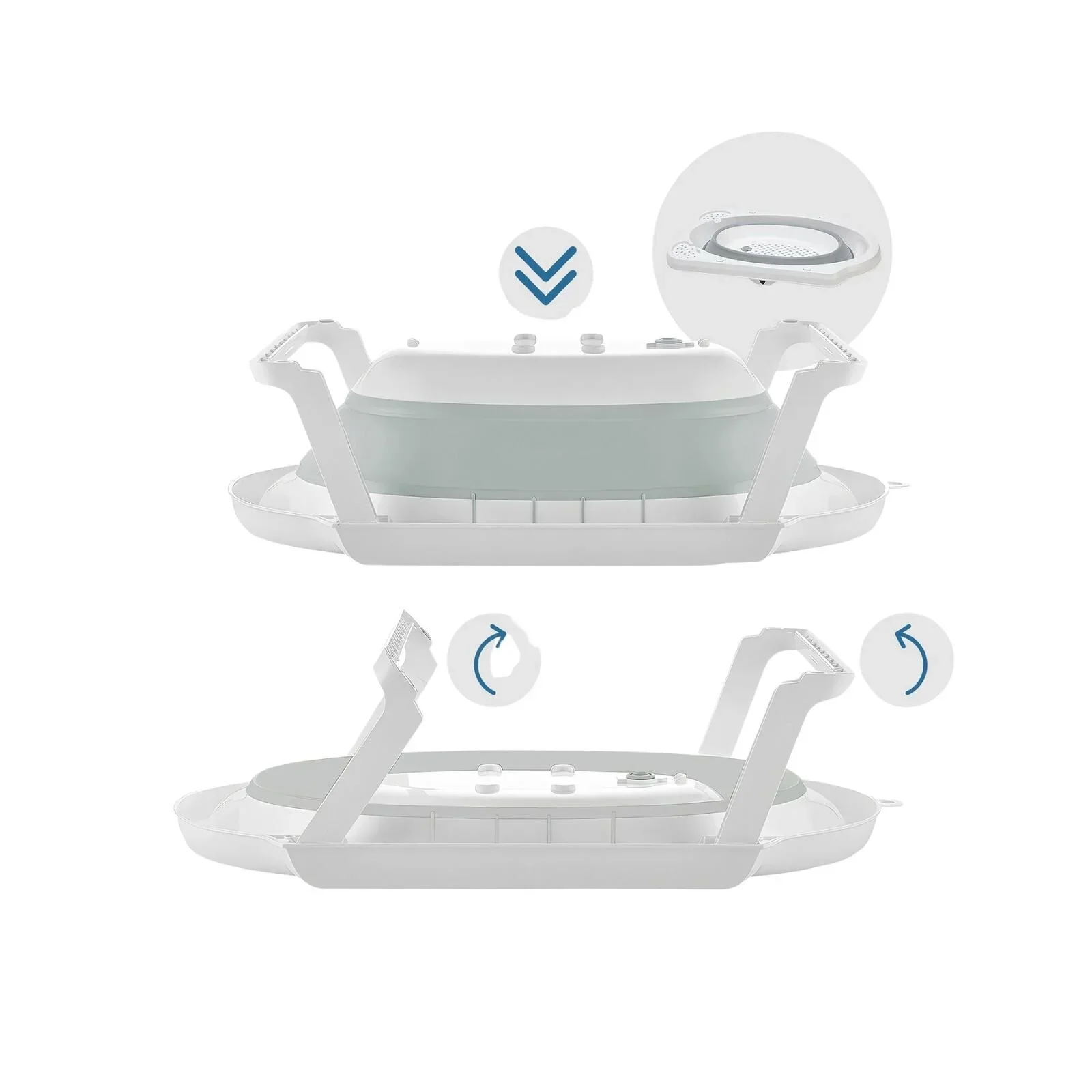 baby plus Foldable Bathtub Set 3 Pcs - Image 3