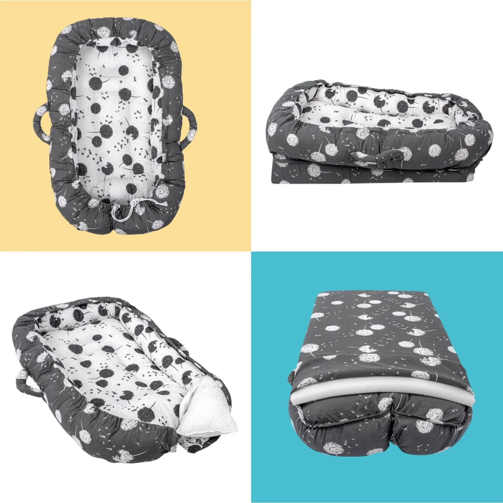 baby plus Mother Side Baby Reflux Bed - Dandelion - Image 10