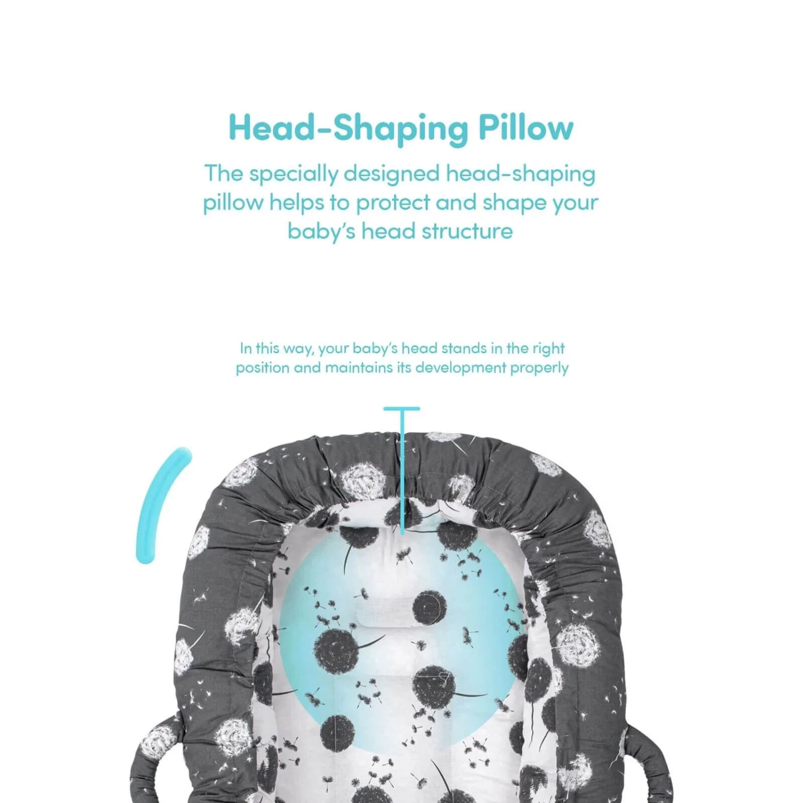 baby plus Mother Side Baby Reflux Bed Dandelion - Image 5