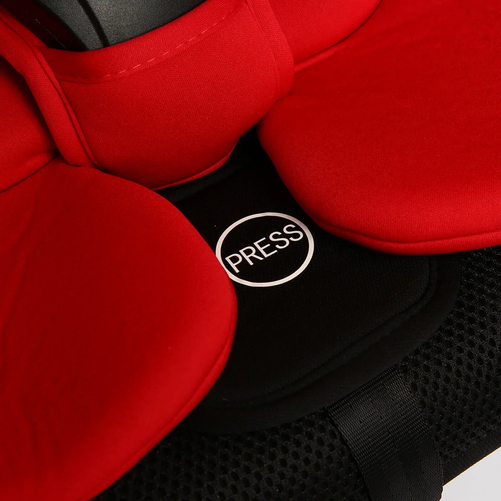 baby plus Orbitfix Group 0+/1/2/3 (Birth to 12 Years) Car Seat - Black Red - Image 11