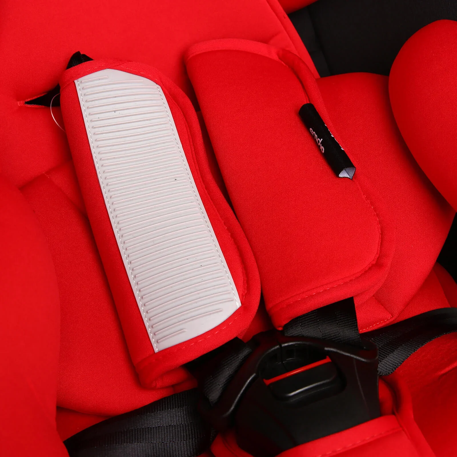 baby plus Orbitfix Group 0+/1/2/3 (Birth to 12 Years) Car Seat - Black Red - Image 15