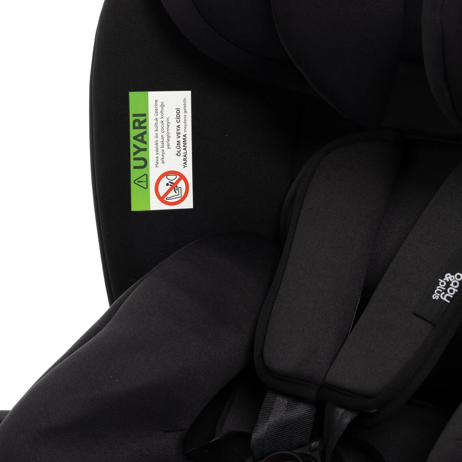baby plus Orbitfix Group 0+/1/2/3 (Birth to 12 Years) Car Seat - Black - Image 13