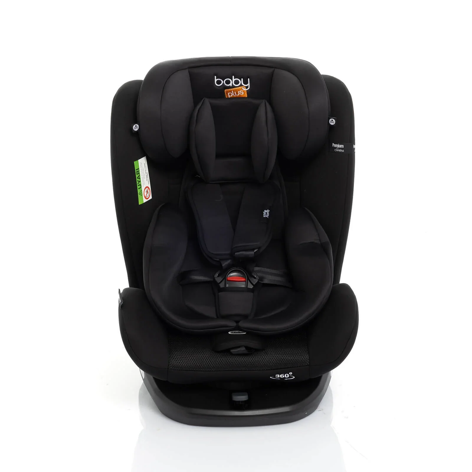 baby plus Orbitfix Group 0+/1/2/3 (Birth to 12 Years) Car Seat - Black - Image 6