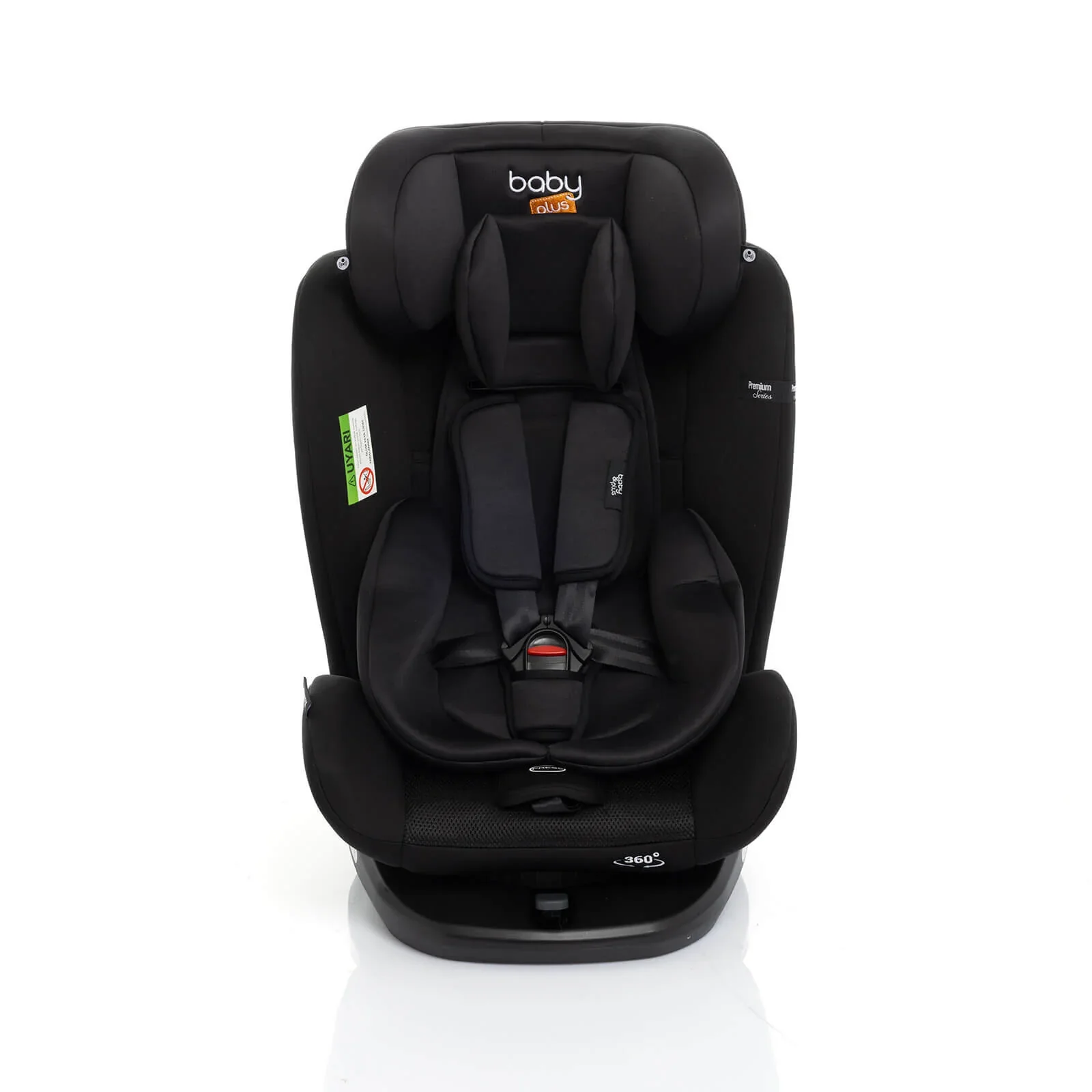 baby plus Orbitfix Group 0+/1/2/3 (Birth to 12 Years) Car Seat - Black - Image 7