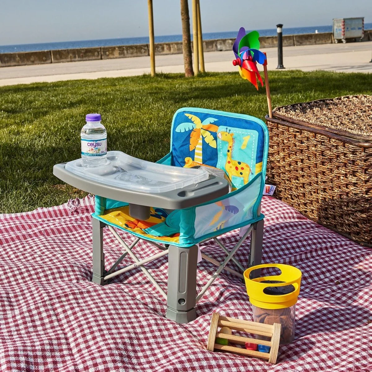 baby plus Picnic Booster Highchair - My friend Giraffe - Image 18
