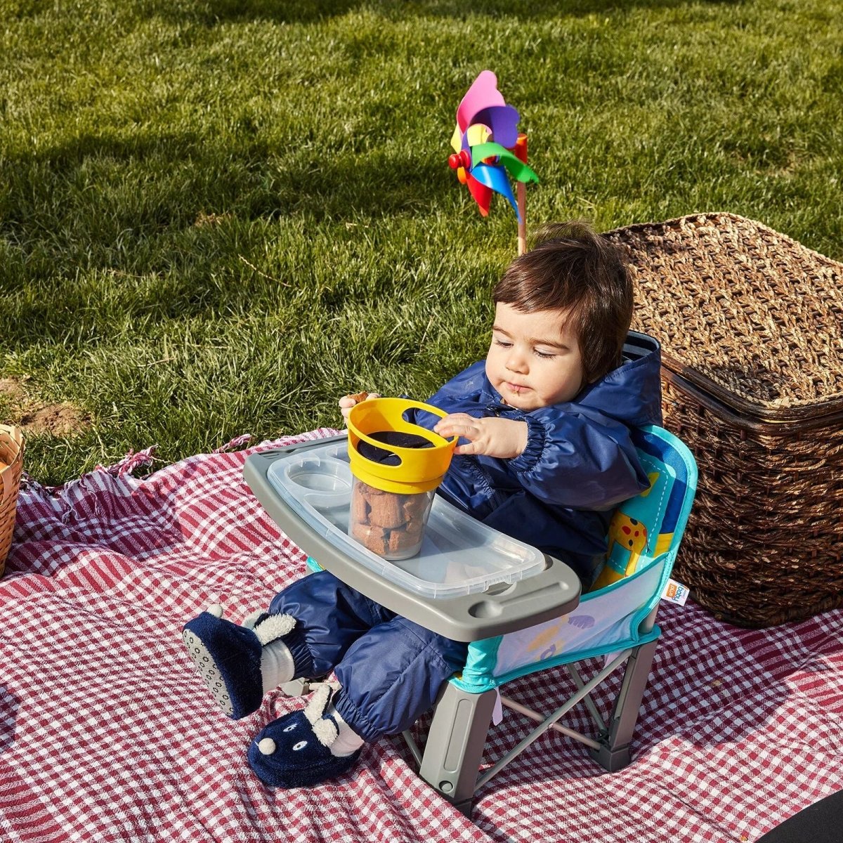 baby plus Picnic Booster Highchair - My friend Giraffe - Image 19