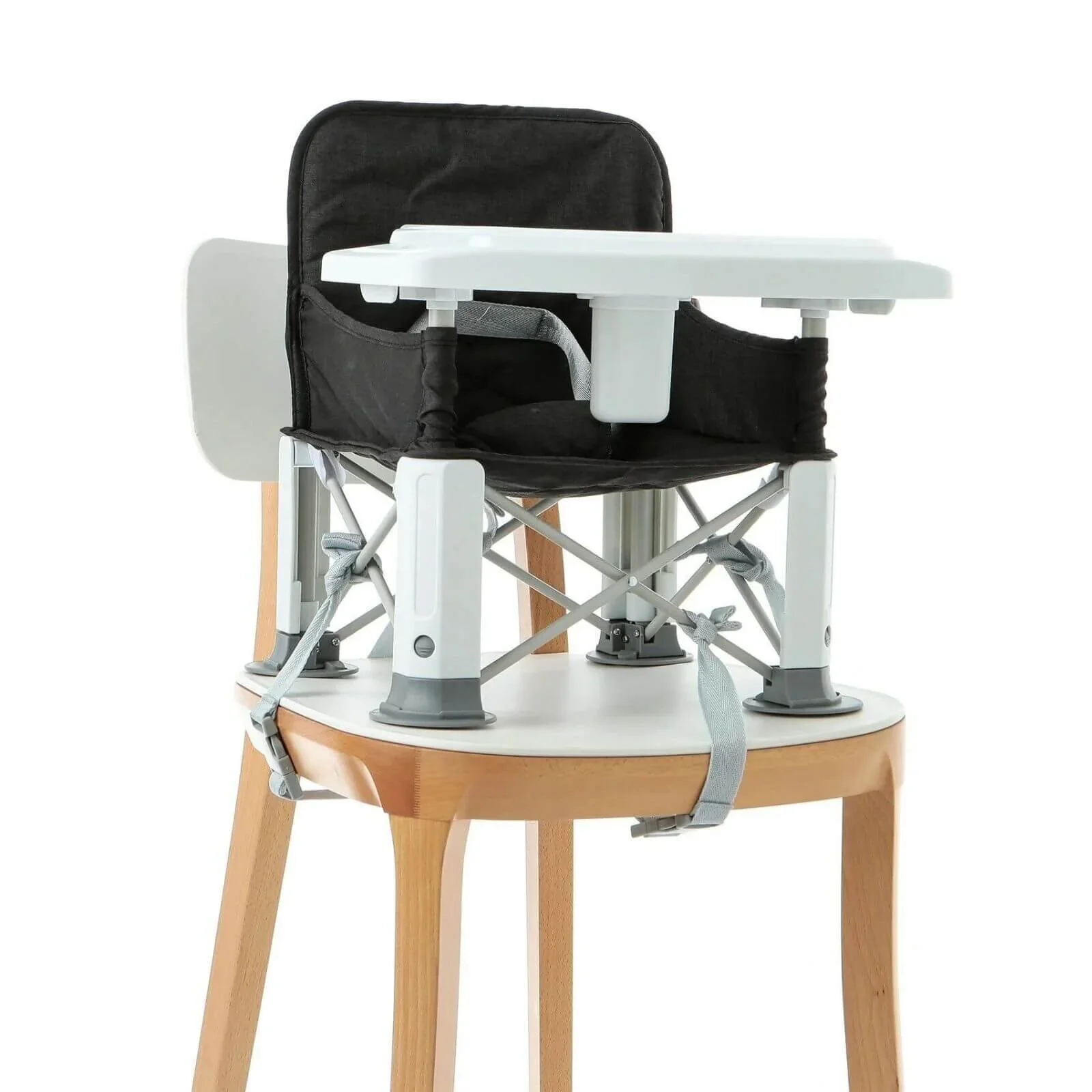 baby plus Picnic Booster Highchair - Dark Grey - Image 2