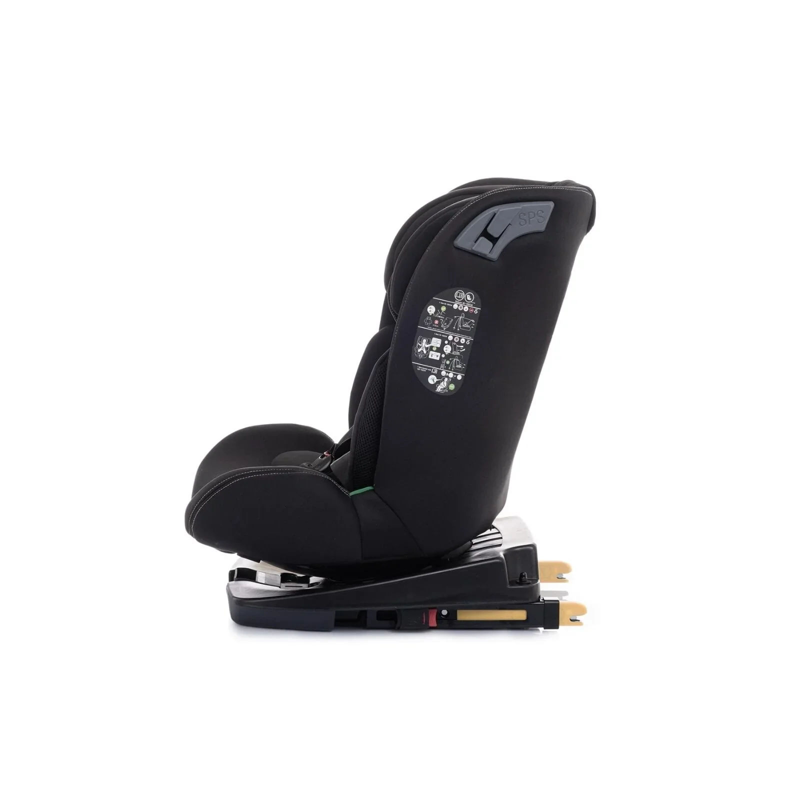 baby plus Pixi i-Size Group 0+/1/2/3 (Birth to 12 Years) Car Seat - Black - Image 10