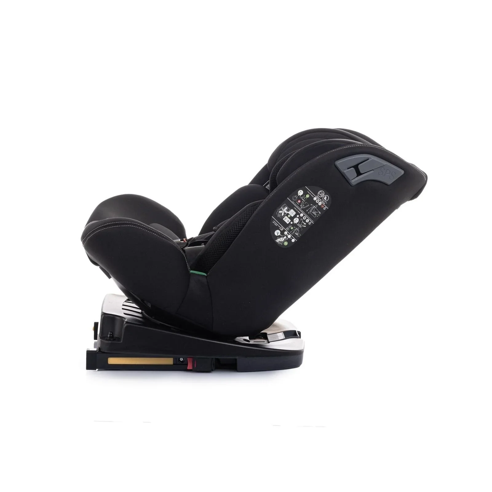 baby plus Pixi i-Size Group 0+/1/2/3 (Birth to 12 Years) Car Seat - Black - Image 11