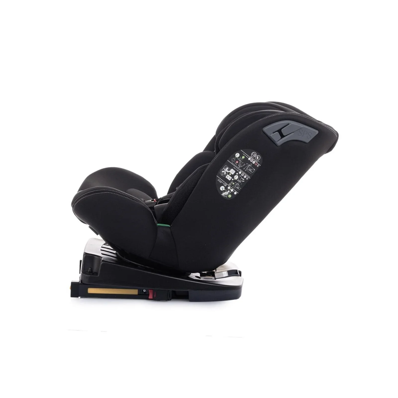 baby plus Pixi i-Size Group 0+/1/2/3 (Birth to 12 Years) Car Seat - Black - Image 12