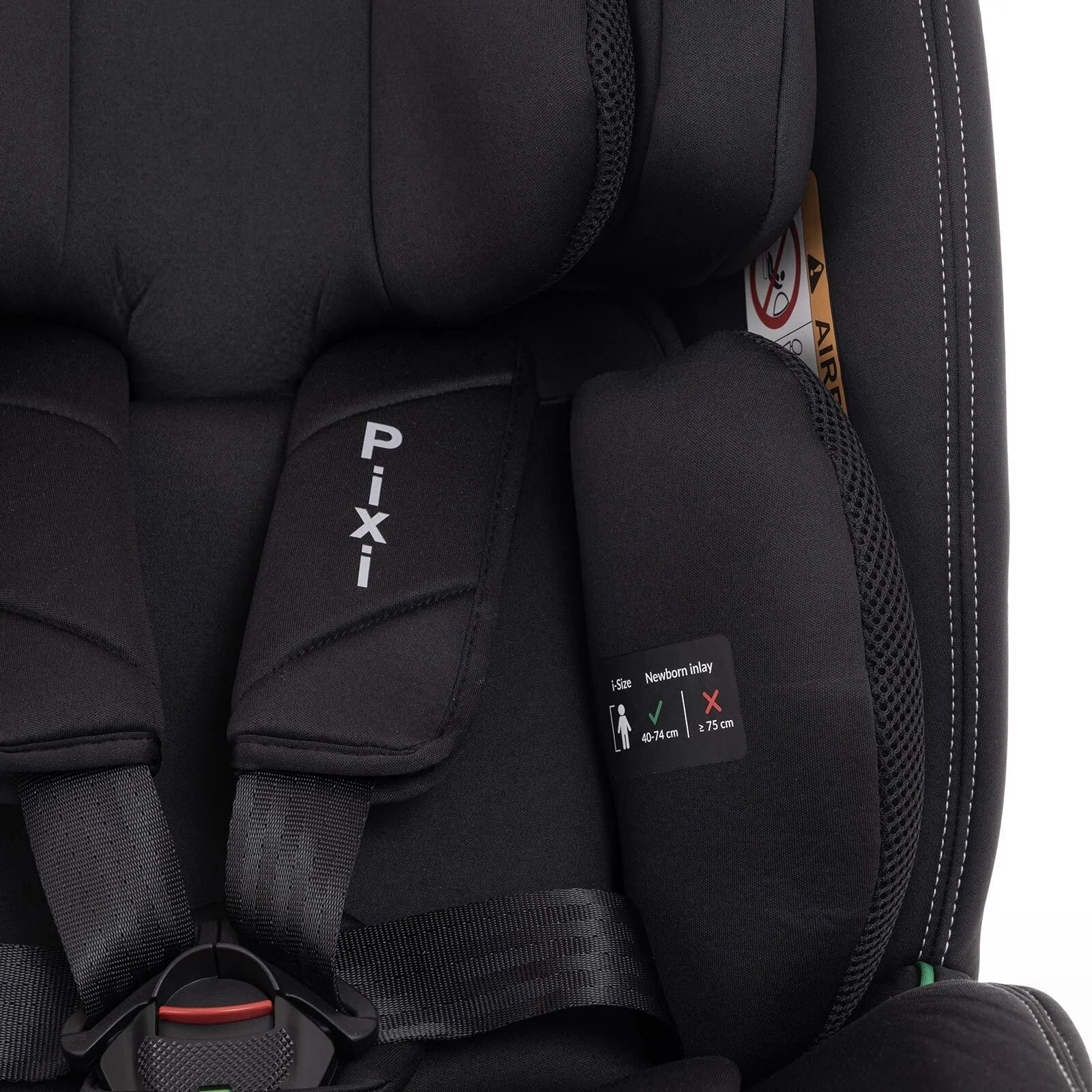 baby plus Pixi i-Size Group 0+/1/2/3 (Birth to 12 Years) Car Seat - Black - Image 21
