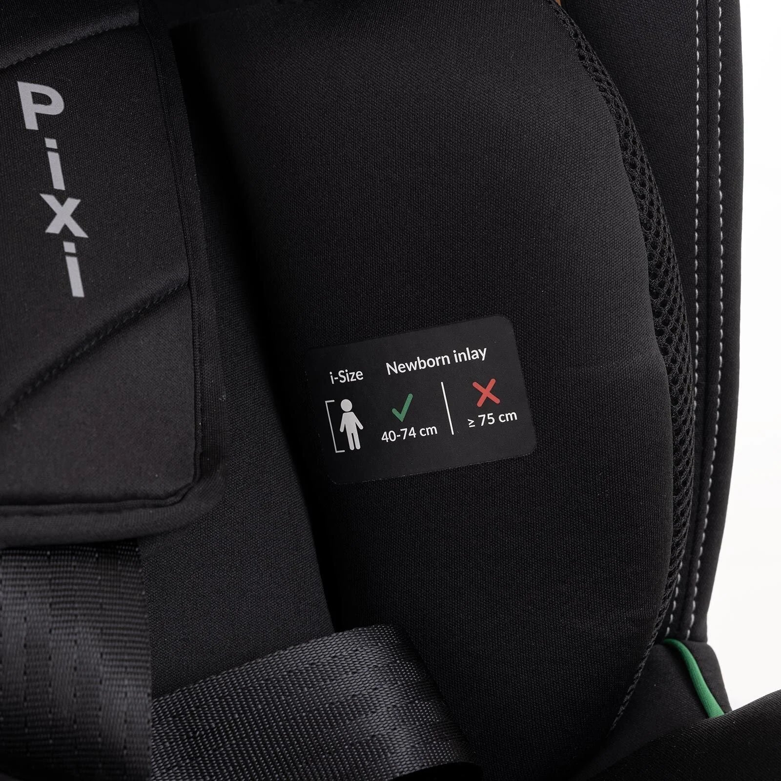 baby plus Pixi i-Size Group 0+/1/2/3 (Birth to 12 Years) Car Seat - Black - Image 22