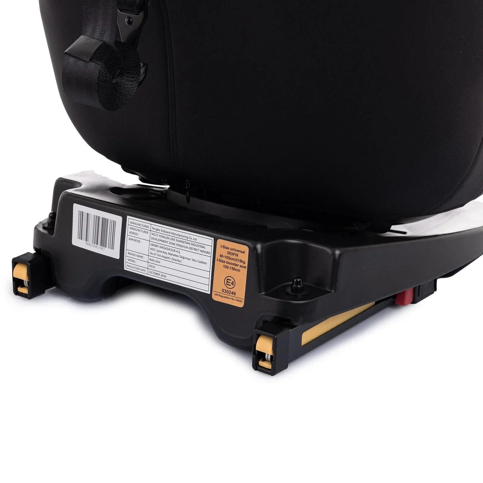 baby plus Pixi i-Size Group 0+/1/2/3 (Birth to 12 Years) Car Seat - Black - Image 27