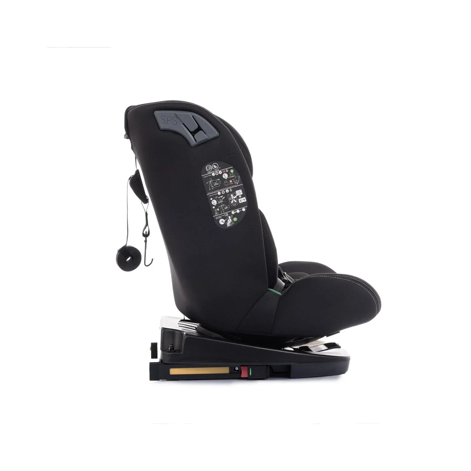 baby plus Pixi i-Size Group 0+/1/2/3 (Birth to 12 Years) Car Seat - Black - Image 7