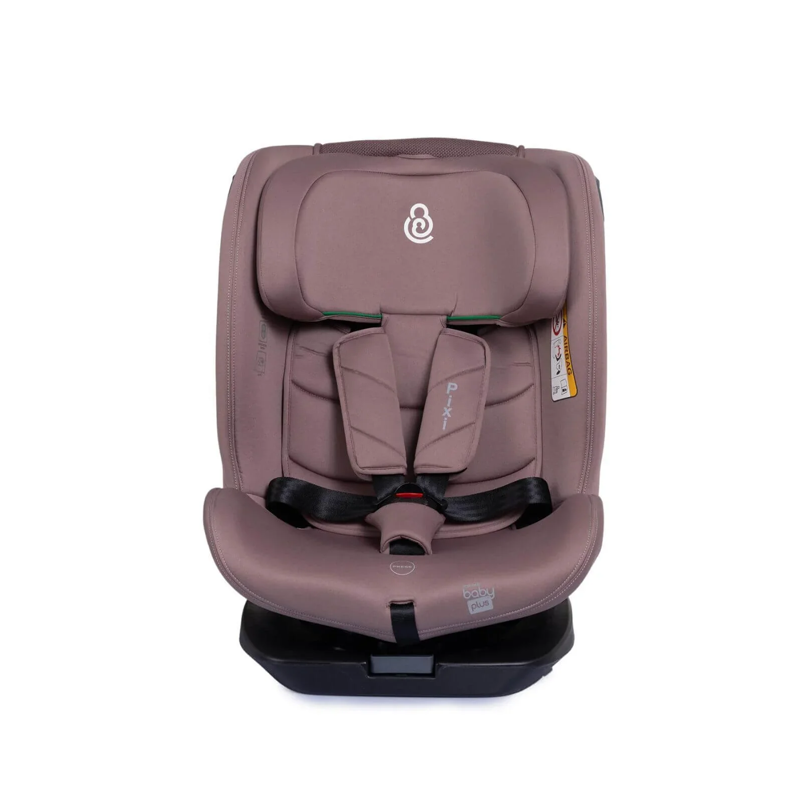 baby plus Pixi i-Size Group 0+/1/2/3 (Birth to 12 Years) Car Seat - Pink - Image 10