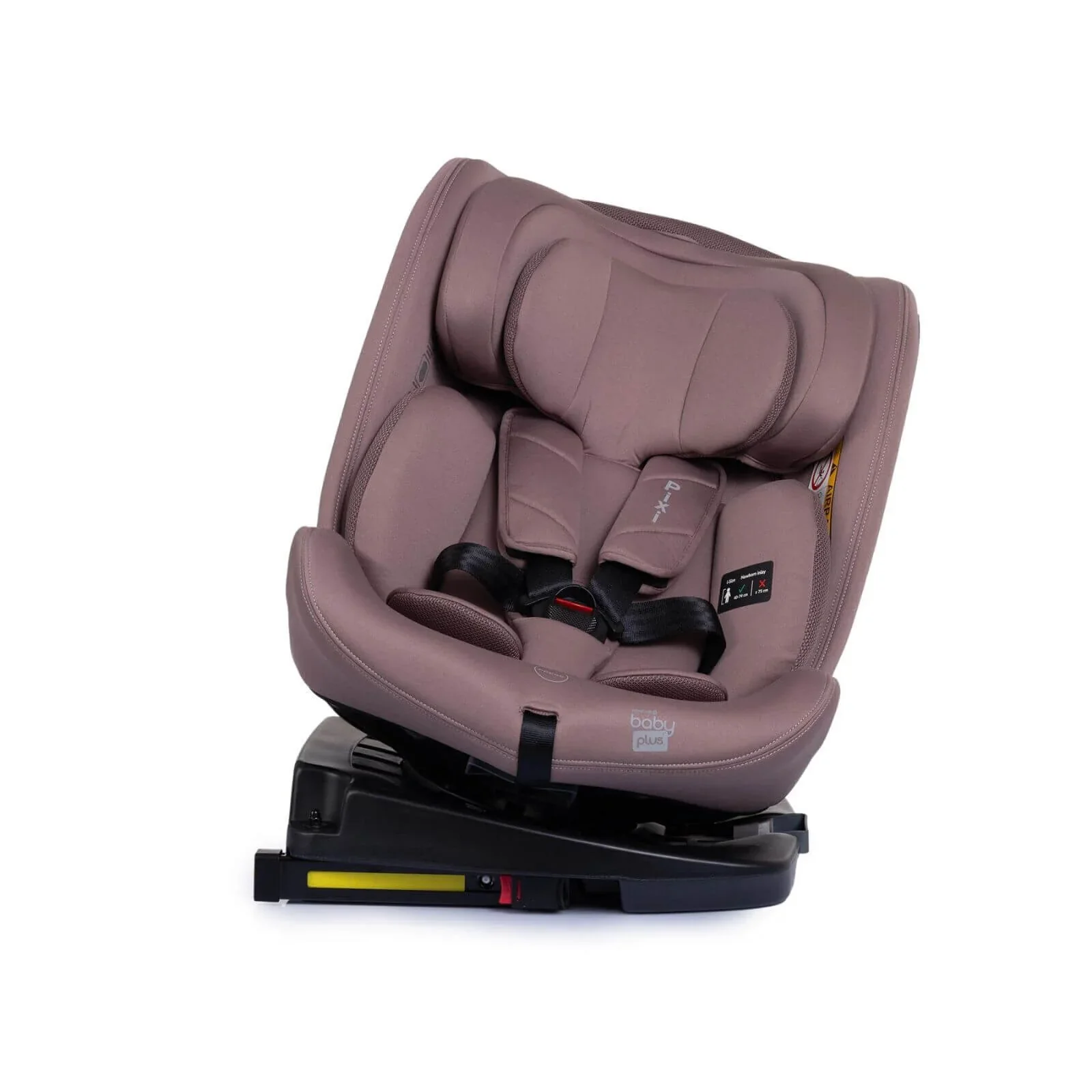 baby plus Pixi i-Size Group 0+/1/2/3 (Birth to 12 Years) Car Seat - Pink - Image 12