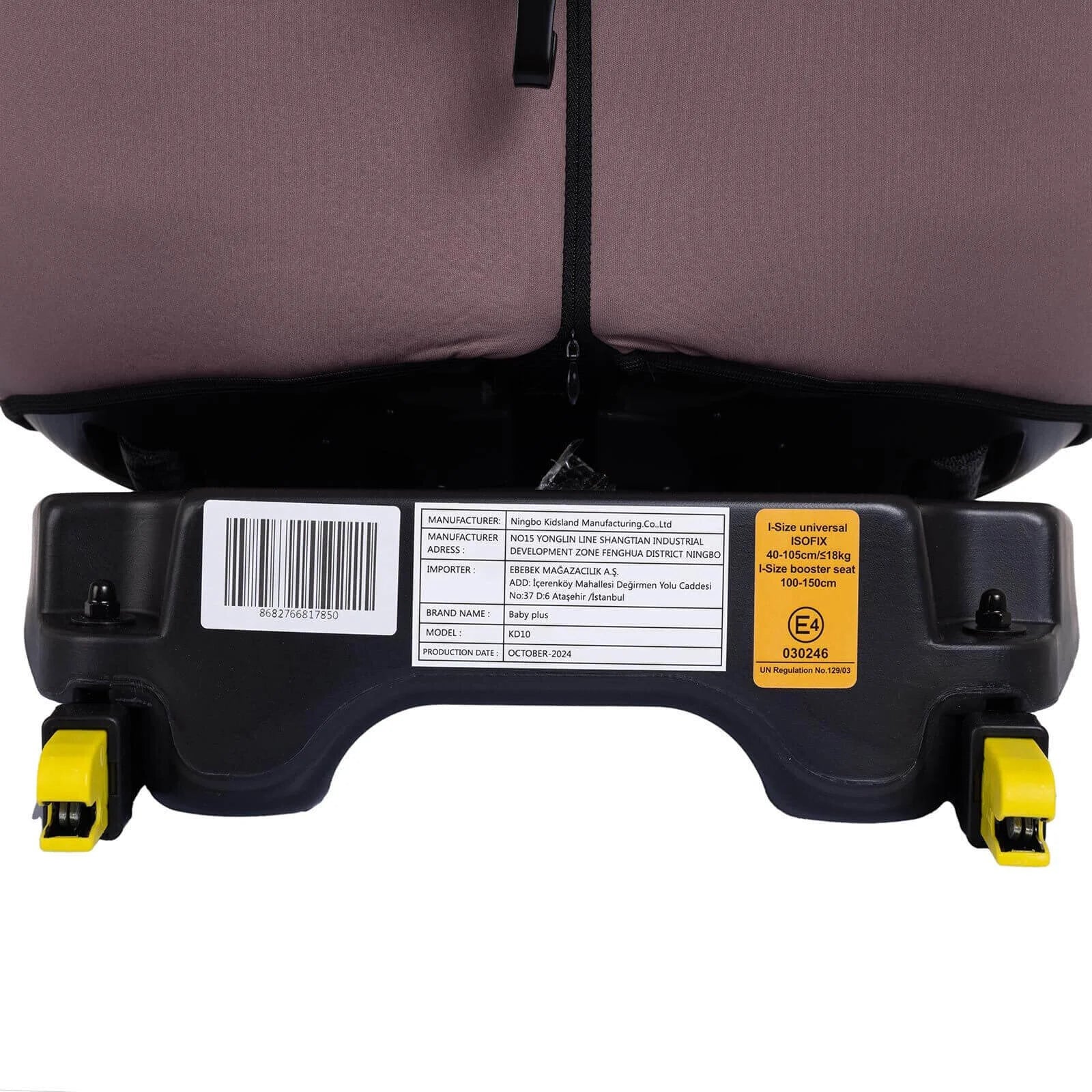 baby plus Pixi i-Size Group 0+/1/2/3 (Birth to 12 Years) Car Seat - Pink - Image 28
