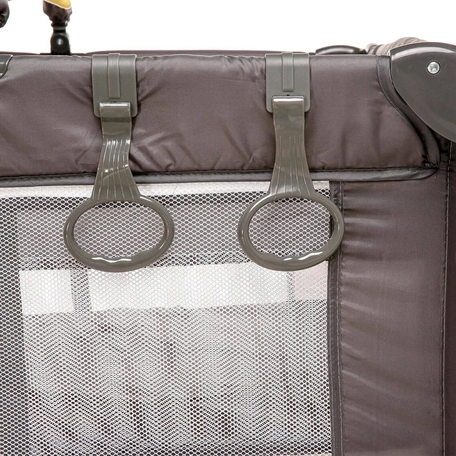 baby plus Play-Sleep Travel Cot - Grey - Image 10