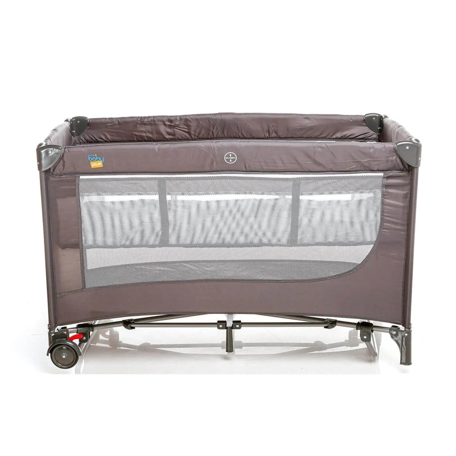 baby plus Play-Sleep Travel Cot - Grey - Image 14
