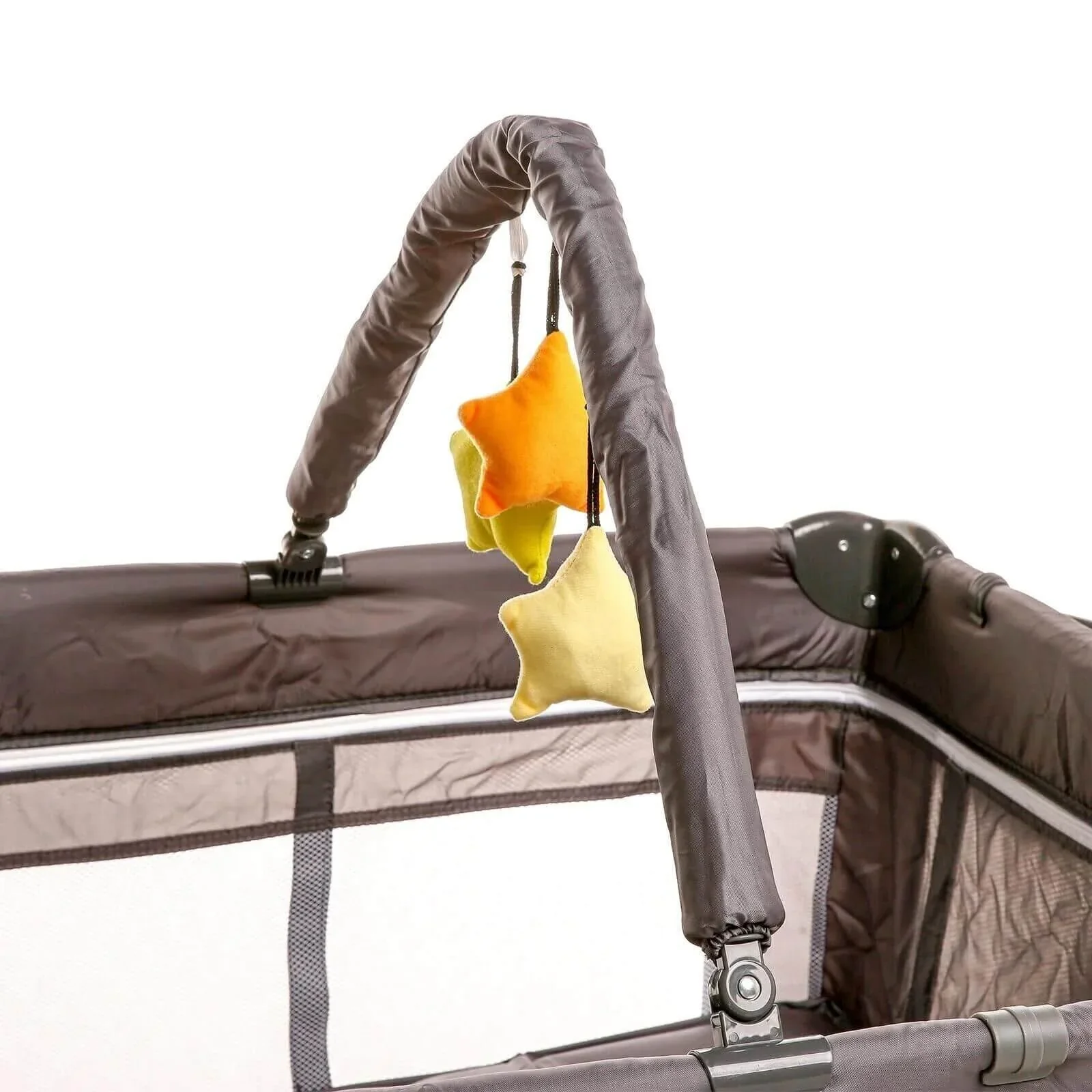 baby plus Play-Sleep Travel Cot - Grey - Image 6