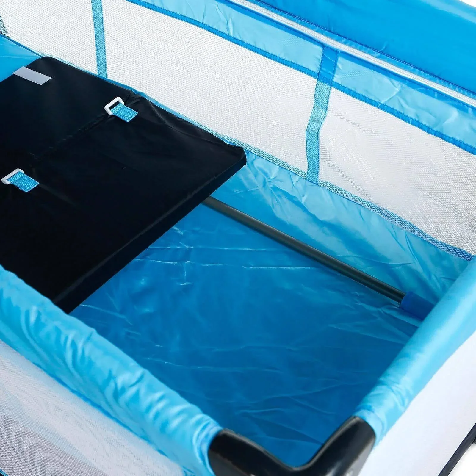 baby plus Play-Sleep Travel Cot - Ocean Blue - Image 14