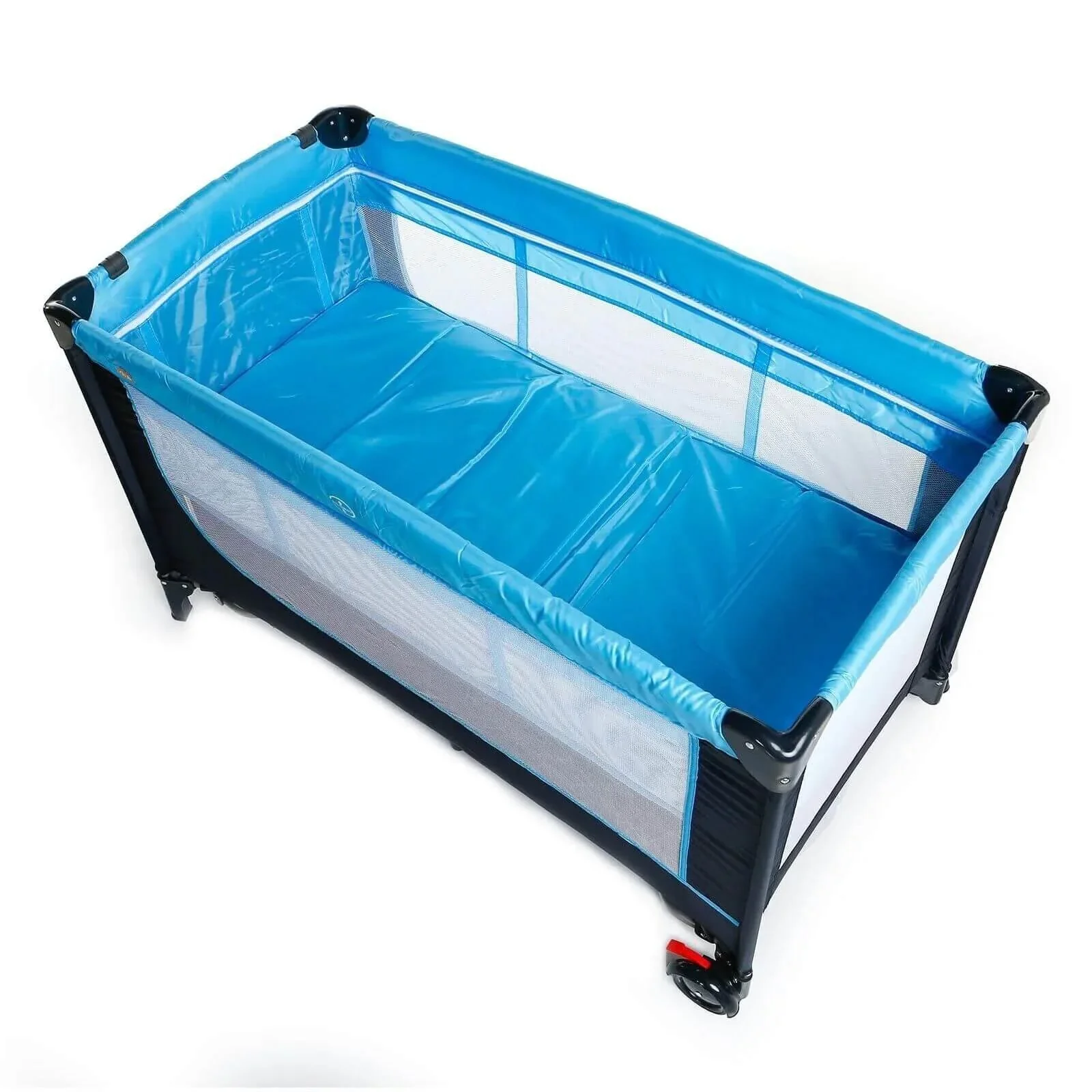 baby plus Play-Sleep Travel Cot - Ocean Blue - Image 15