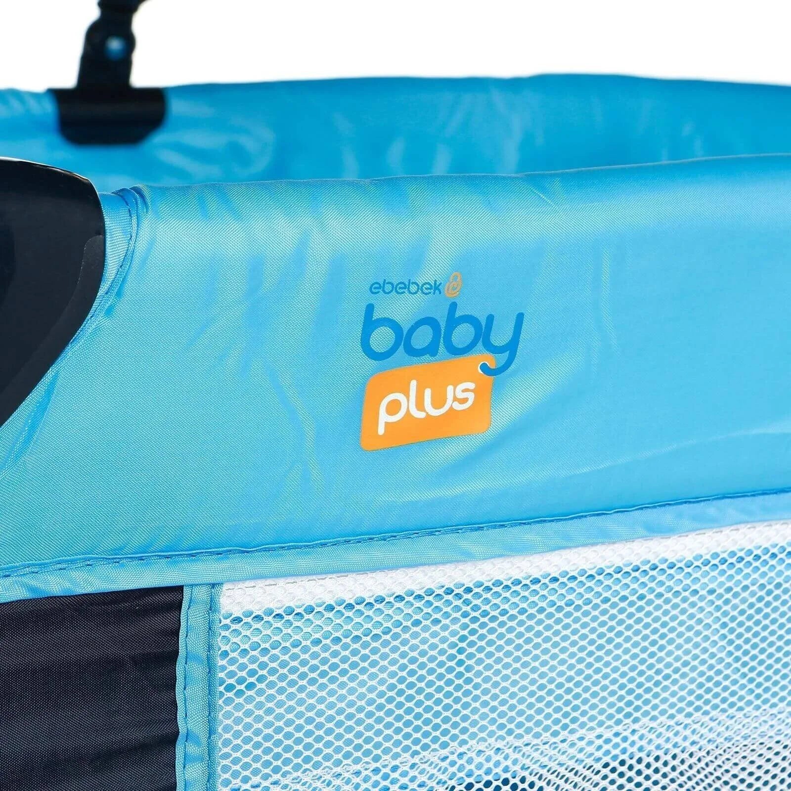 baby plus Play-Sleep Travel Cot - Ocean Blue - Image 3