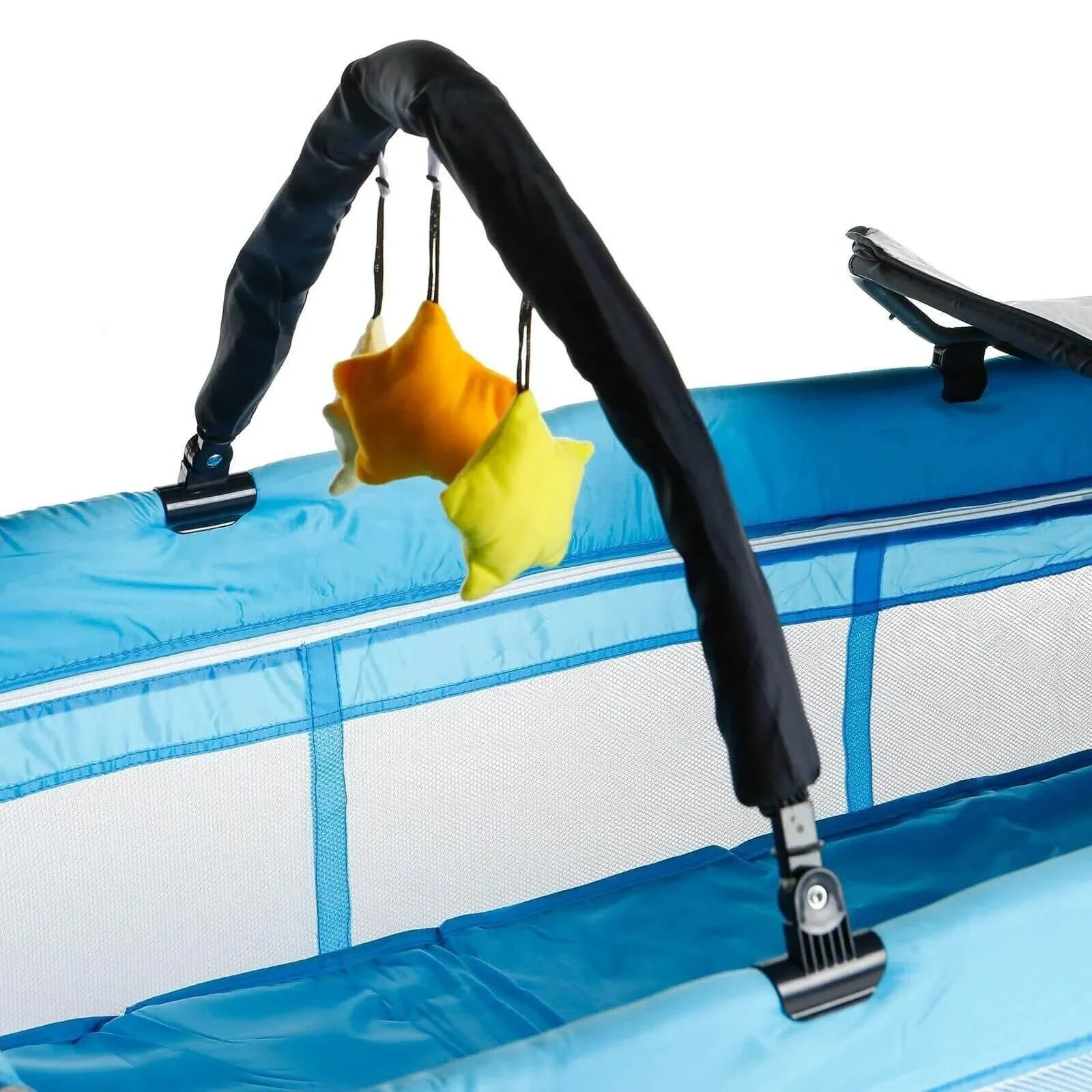 baby plus Play-Sleep Travel Cot - Ocean Blue - Image 5