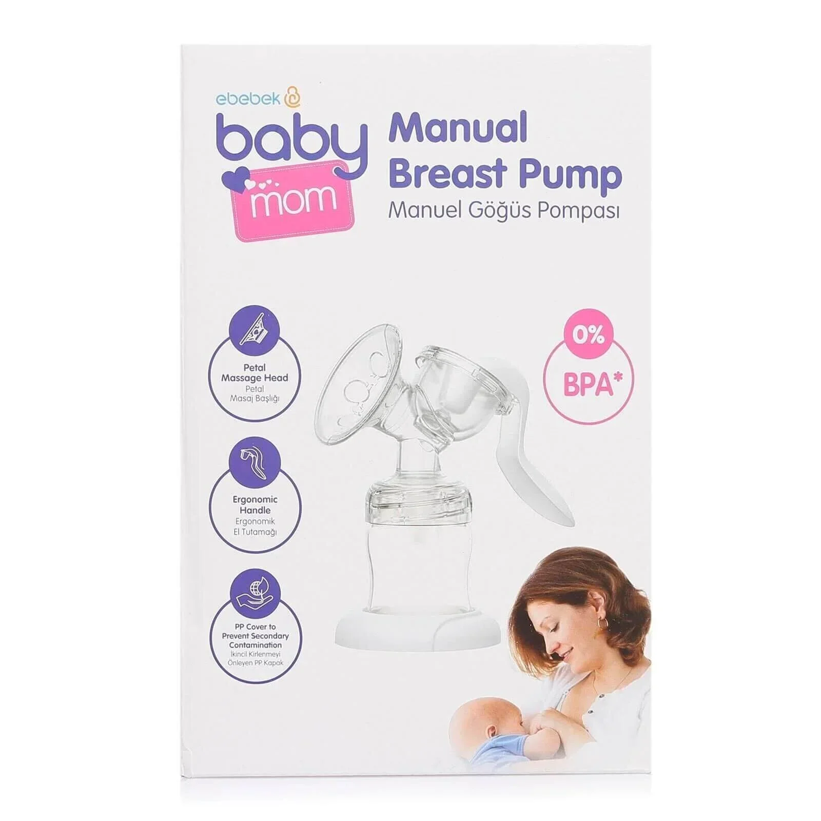 baby mom Single Manual Breast Pump - Image 6