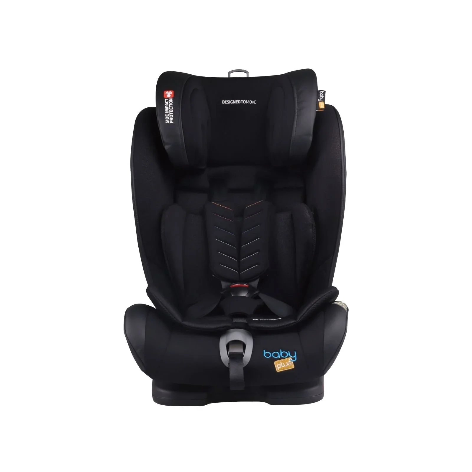 baby plus Secure Group 1/2/3 (9 Months to 12 Years) Car Seat - Black - Image 2
